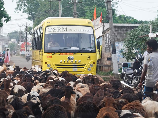 Chennai, a large city facing the Bay of Bengal in southeastern India.