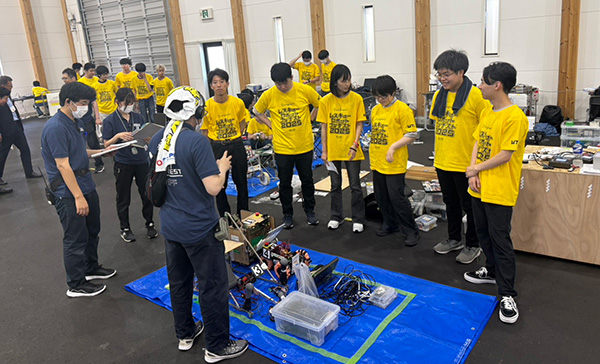 「レスキューロボットコンテスト2025」競技会予選の様子